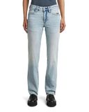 G-Star Jean droit bas G-Low pour femme, couleur bleue, taille : tour de taille 25, entrejambe 28