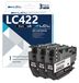 Brother Cartouches d'encre LC-422, pack de 3, noir, 550 pages, convient pour Brother MFC-J5340DW