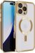 Coverzs Magneet Hoesje met Camera Cover Geschikt voor Apple iPhone 16 Pro - Goud