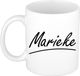 Bellatio Decorations Marieke Naam koffiemok - beker - met sierlijke letters - wit