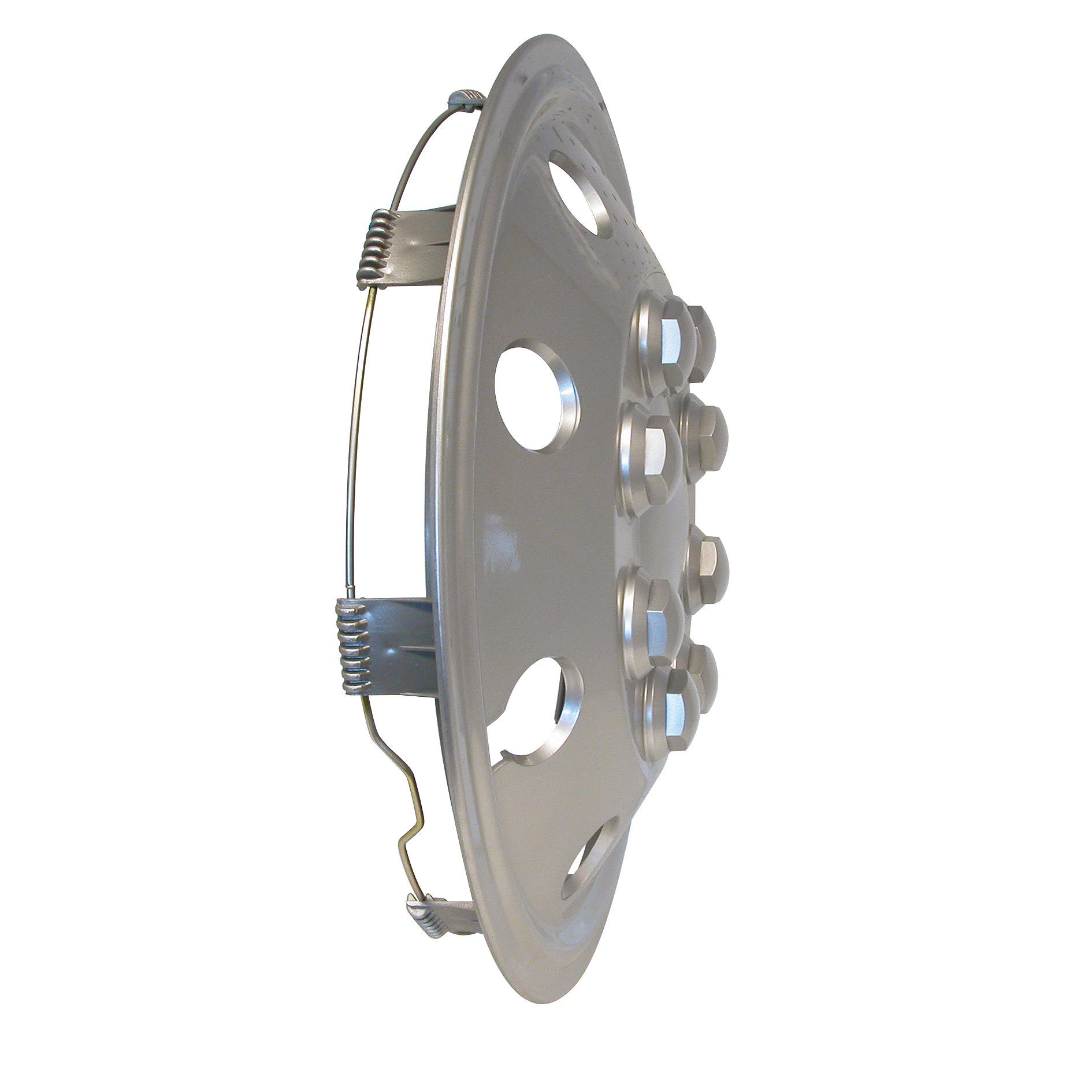 Carpoint Wieldoppenset 15 inch chroom bol - passend op oa. Fiat Ducato