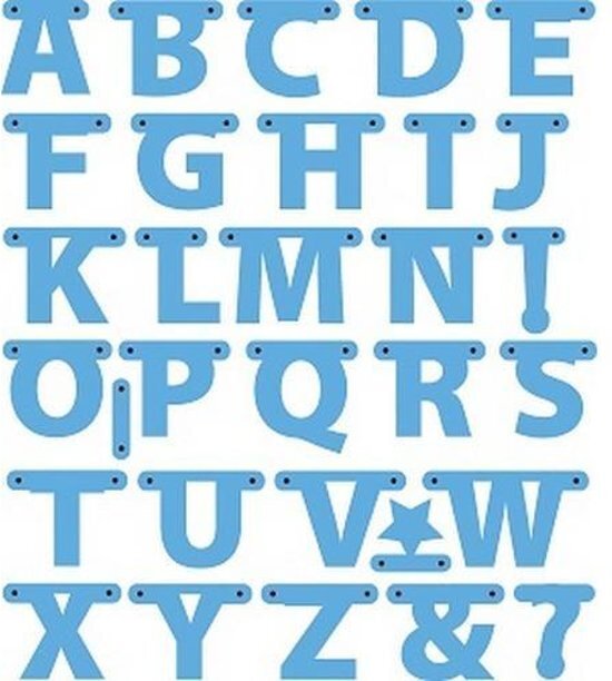 - Marianne Design Creatable Mal Alphabet garland LR0340