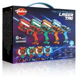 Laser Tag set met 360° sensoren voor 4 spelers, 2,4 GHz, oplaadbaar
