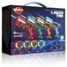 Laser Tag set met 360° sensoren voor 4 spelers, 2,4 GHz, oplaadbaar