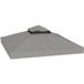 Toiture de pavillon 3M x 3M, gris