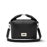 Black+Blum Geïsoleerde lunchtas, 10 liter, gerecyclede koeltas met rolsluiting, lekbestendige thermische koeler voor dames, heren en kinderen, herbruikbare verpakte maaltijddrager, BPA-vrij, zwart