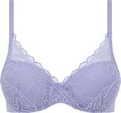 Chantelle Easy Feel Floral Touch T-shirt BH 75B Violetblauw