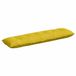 vidaXL Coussin de dossier Jaune 180 x 50 cm Velours côtelé