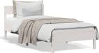 Maison Exclusive - Lit en bois massif sans matelas, blanc, 90x190 cm, en pin