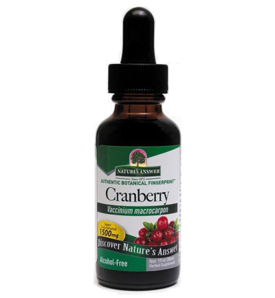 Natures Answer Cranberry extract alcoholvrij 1:1 1500 mg (30ML)