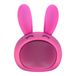 Moxie Enceinte Bluetooth (3W, 3 heures d'autonomie de batterie) avec un design de lapin, rose