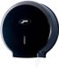 Jofel AE57600 - Middelgrote toiletpapierdispenser, slim ABS, zwart