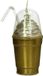 HD Collection Boule de Noël en verre Milkshake – Marron – 13,3 cm