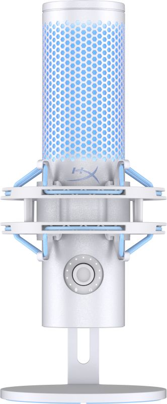 HyperX QuadCast S - USB Gaming Microfoon - Grijs - Frost Edition