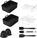 Merkloos / Sans marque Ninja Silicone Grill Plate Set - 9 Pieces