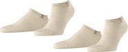 Burlington Everyday 2-Pack Sneakersokken Heren Beige Maat 40-46