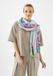Codello Sjaal met patroon Blauw Tie-dye Katoen/Polyacryl/Wol Vrouwen Omslagdoek