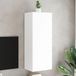 Maison Exclusive - meuble TV mural, blanc, 40,5 x 30 x 102 cm, en panneaux de particules