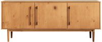 IDIMEX Sideboard TECCA 170 cm met 3 deuren van massief hout – eiken afwerking