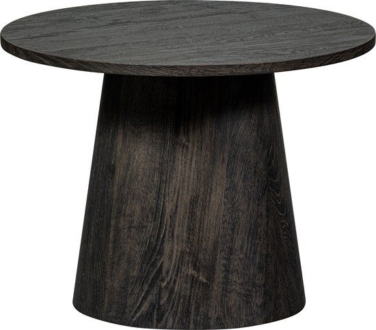 WOOOD Maan Salontafel - MDF - Donkerbruin - 40x80x80