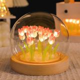 Merkloos Decoratieve tulpenverlichting met 20 oplichtende tulpen - Romantische sfeerverlichting voor slaapkamer, woonkamer en tafel