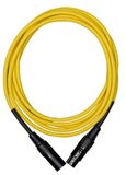 Cascha Standaard Line Microfoonkabel (XLR), geel, 9m