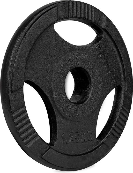 VirtuFit Olympische Halterschijf 1.25 kg - 50 mm - Zwart