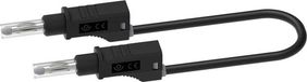 Electro PJP 2217/600V-CD1-200N Meetsnoer Bananenstekker Bananenstekker 2.00 m Zwart 1 stuk(s)