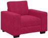 vidaXL Sofastoel Wijnrood Fluweel 100x77x82 cm