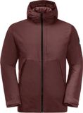 Jack Wolfskin Tempelhof Jkt M, Mannen, Kastanjebruin, Jasje, maat: S