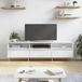 Prolenta Maison Exclusive - TV-meubel, hoogglans wit, 150x30x44,5 cm, gemaakt van houtvezel
