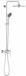 Grohe Vitalio Joy - Doucheset 260 met opbouwmengkraan, 3-jets, chroom 27684001