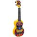 Mahalo ukulélé soprano MA1 - Série Art - Motif Tiki - Avec sac de transport