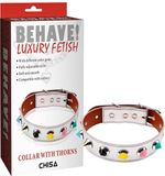 CHISA Collar with Thorns White
