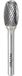 Rotec HM-Stiftfrees, model E - Z9 / INOX-vertand / ø8x15x60xø6mm - 4340809