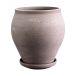 Bergs Potter Cache-pot avec soucoupe Delphi 2 pièces Gris, Ø20 cm