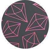 Questo Casa Ronde digitaal bedrukte muismat - 22 cm