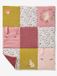 Vertbaudet Vloertapijt / parkbodem patchwork LAPIN ENCHANTÉ oudroze