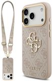 Guess Case 4G Groot 4G Classic Logo Grote Band Metalen Knoppen Voor Iphone 17 Pro