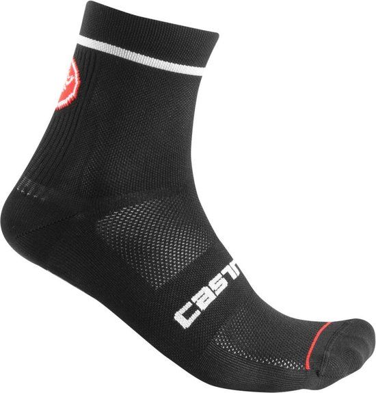Castelli Entrata 9 - Fietssokken - Heren - Zwart - Maat 44-47
