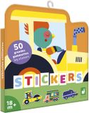Janod - Carnet de stickers - Alimentation - 50 stickers
