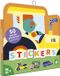 Janod - Carnet de stickers - Alimentation - 50 stickers
