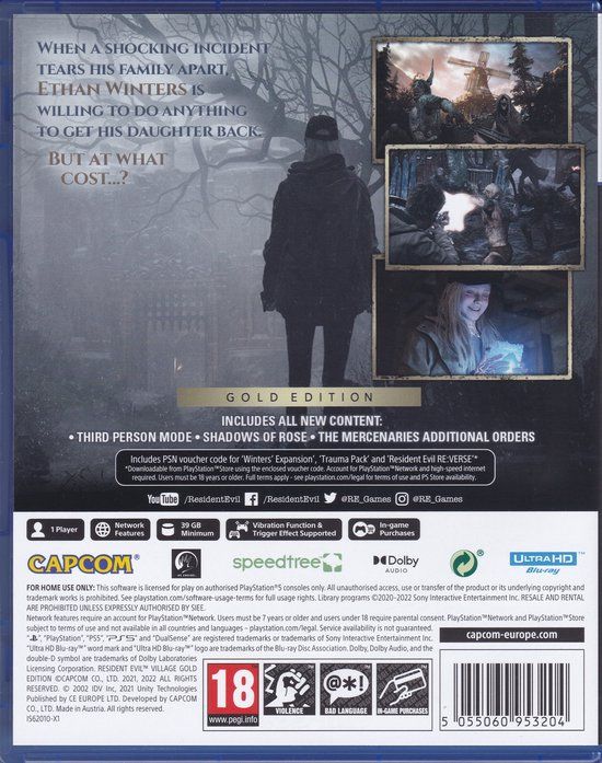 Resident Evil Village Gold Edition - PlayStation 5 - Blu-ray