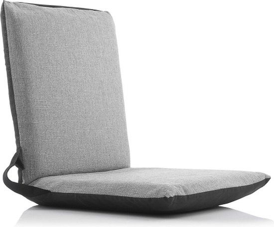 InnovaGoods Sitinel - Verstelbare Vloerstoel - Grijs