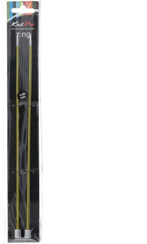 KnitPro Zing breinaalden 25cm 2.00mm - 12.00mm