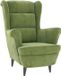 vidaXL Fauteuil fluweel lichtgroen