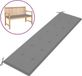 vidaXL Tuinbankkussen 180x50x3 cm Oxford Stof Grijs