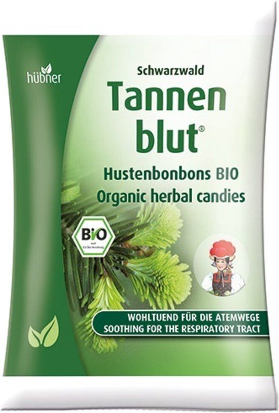 Hubner Tannenblut Hoestbonbons Biologisch 75 gr