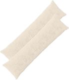 vidaXL Kussensloop 2 stuks Wit 40 x 145 cm Nep Konijnenbont