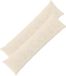 vidaXL Kussensloop 2 stuks Wit 40 x 145 cm Nep Konijnenbont